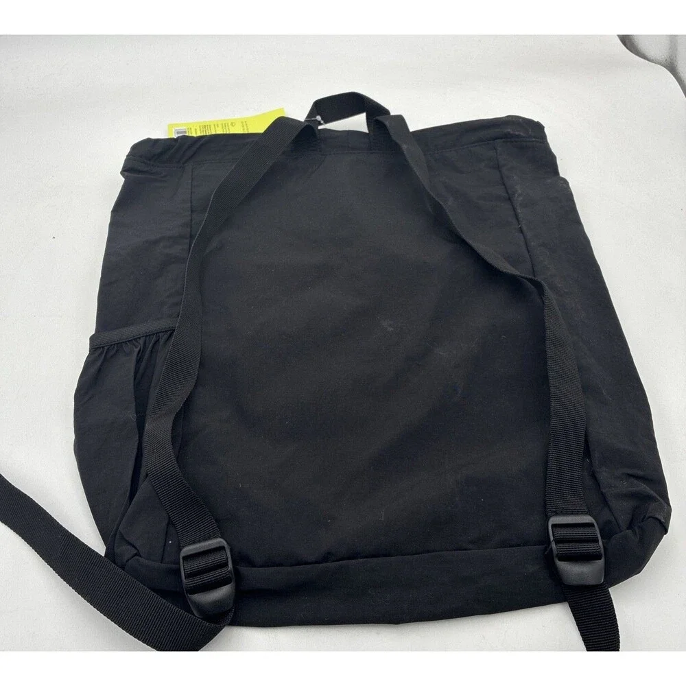ALL IN MOTION CINCH BACKPACK  - Water Repellent,  BLACK